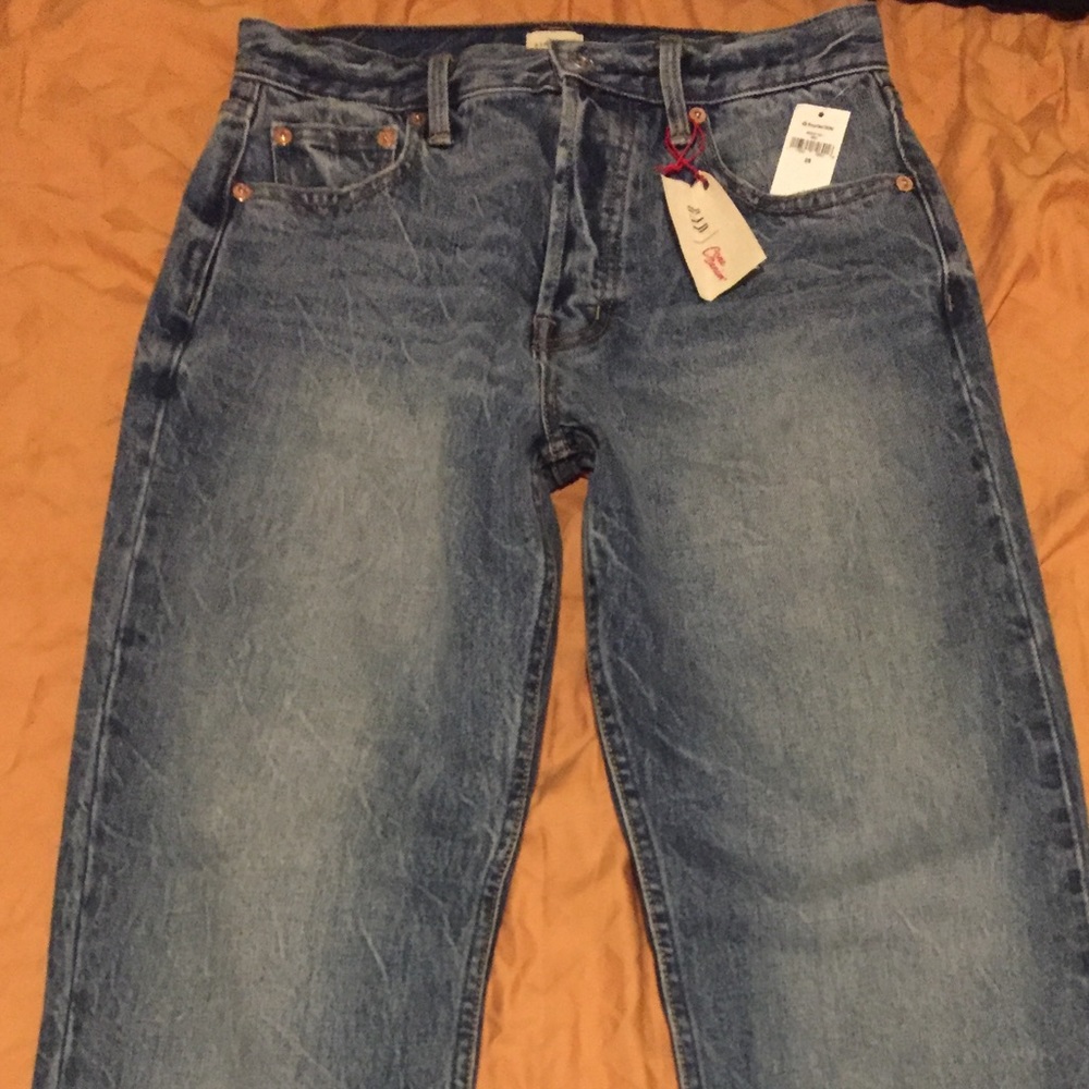 Gap NWT cone denim high rise straight leg jeans